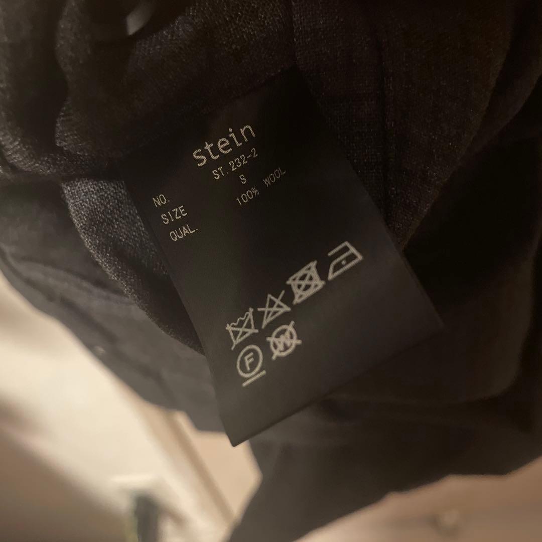 パンツ stein DOUBLE WIDE TROUSERS BLUE CHECK