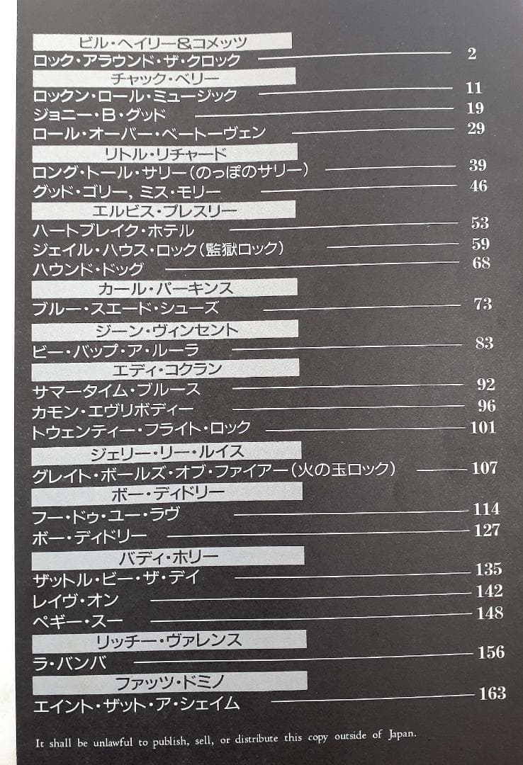 「THE GREAT ROCK'N'ROLL」 洋楽バンドスコア　初版♪