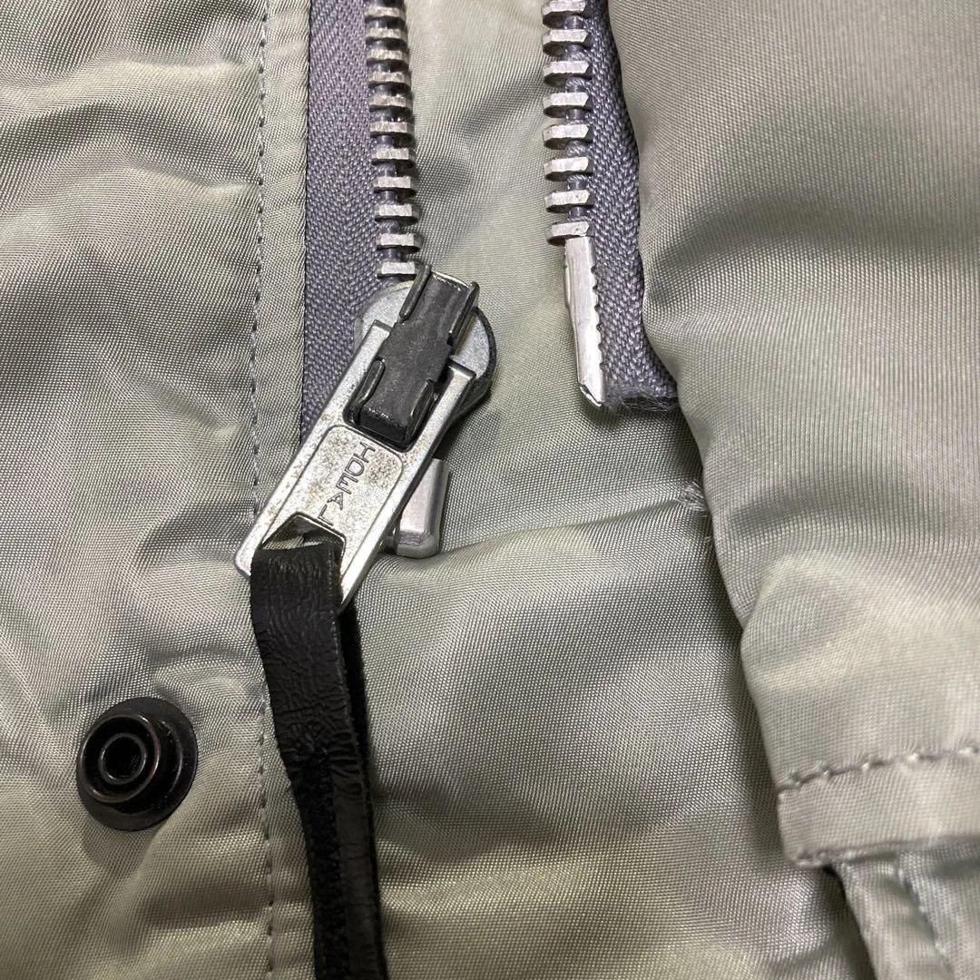 【激レア色/極美品】ALPHA USA製 N3-B グレー XL相当 IDEAL