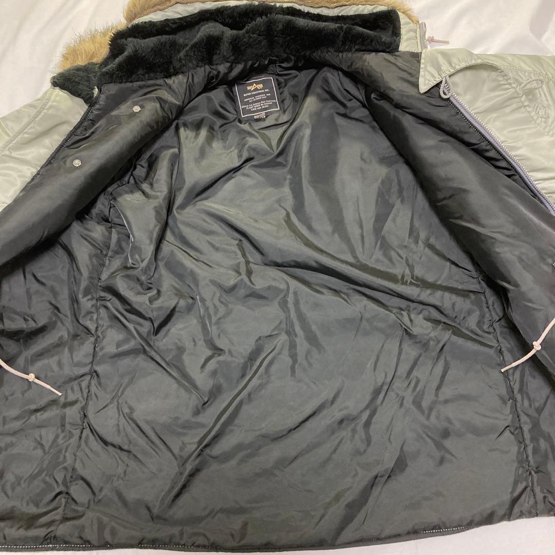 【激レア色/極美品】ALPHA USA製 N3-B グレー XL相当 IDEAL