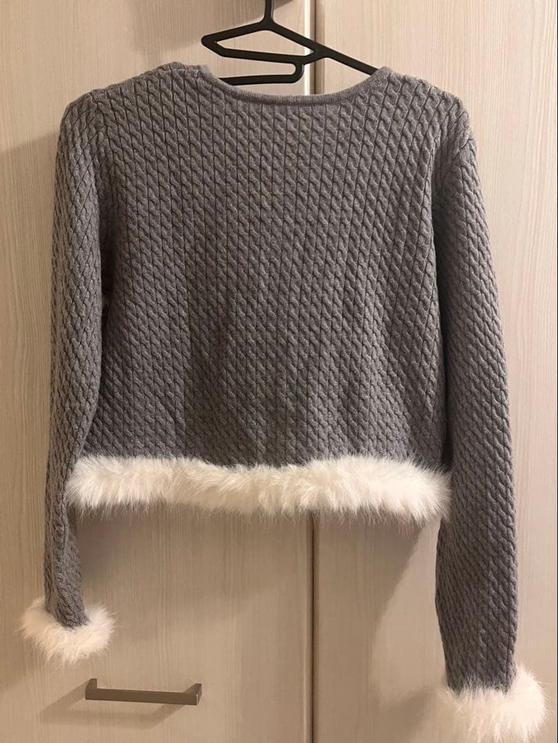 Y*u様 CELFORD ケーブルニットファーカーデ 24AW 美品