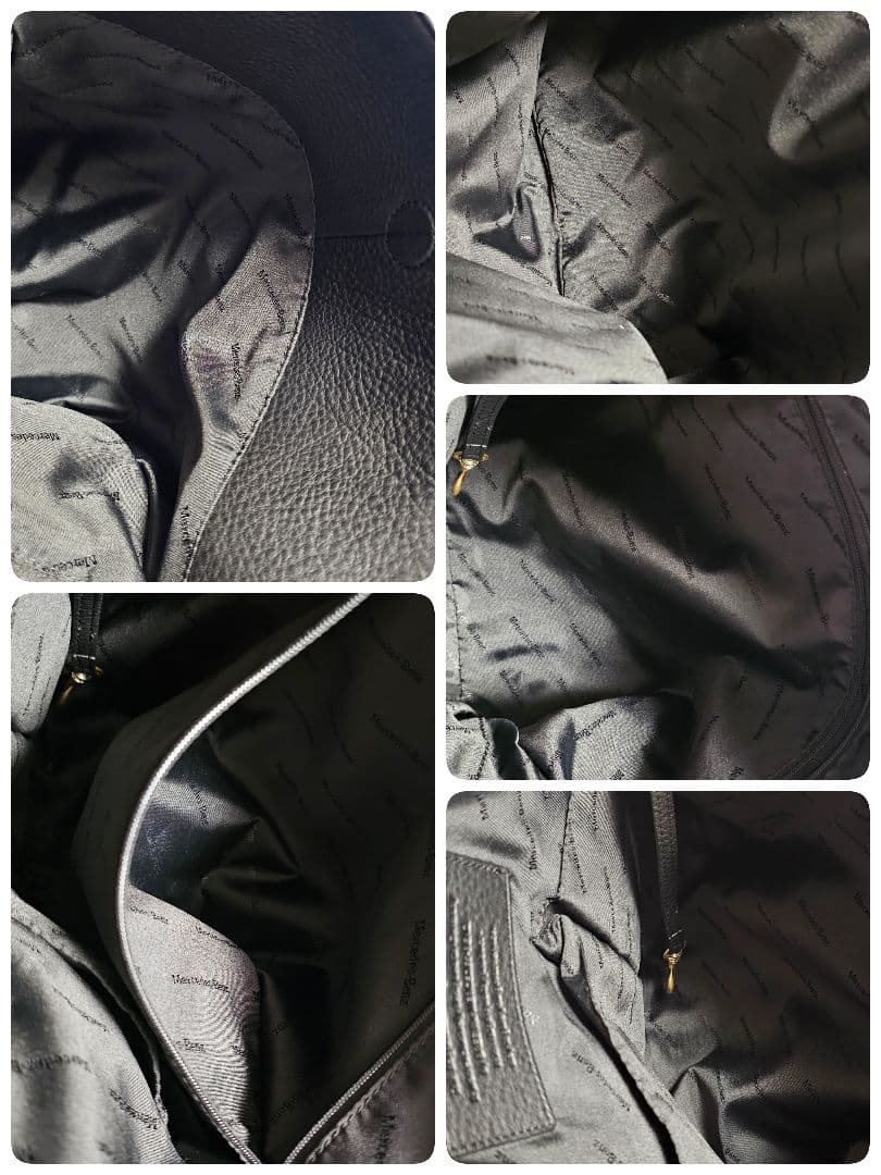 【ほぼ使用せず】 メルセデスベンツ × ブリー コラボ　ビジネスバッグ 本革 黒