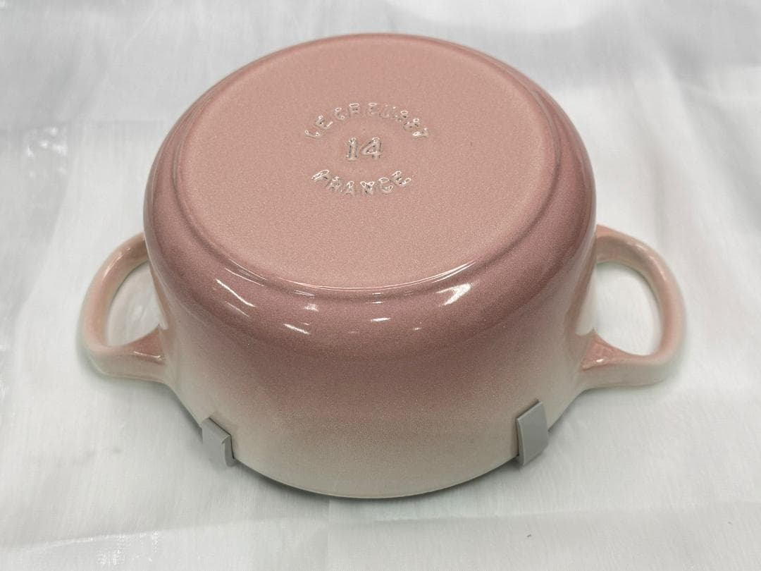 【希少】ル・クルーゼ ココットロンド 14cm ピンク 箱付