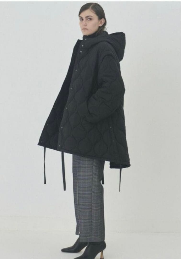 ジャケット・アウター LE CIEL BLEU 2way Padded Cocoon Coat