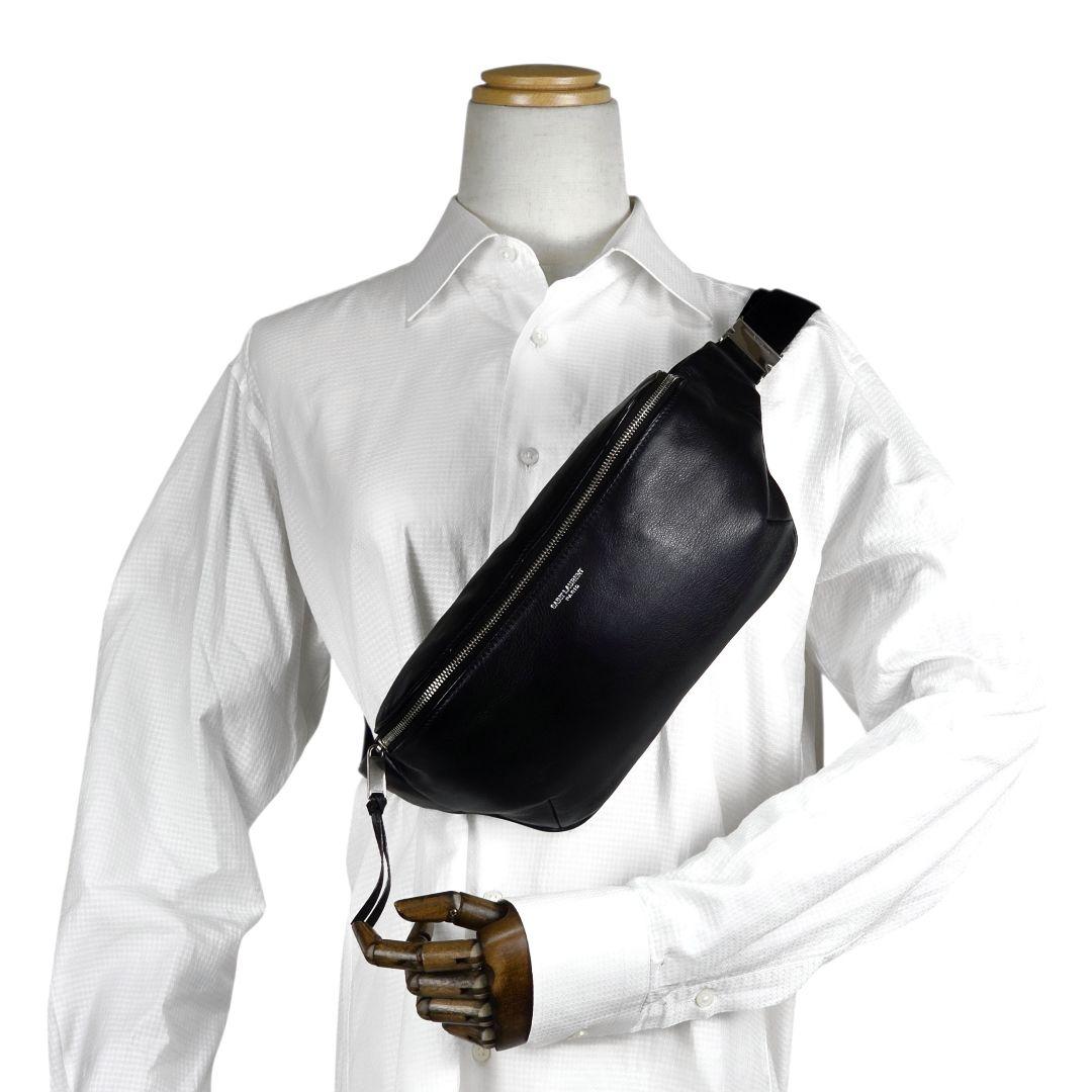 未使用 サンローラン SAINT LAURENT ボディバッグ ウエストポーチ