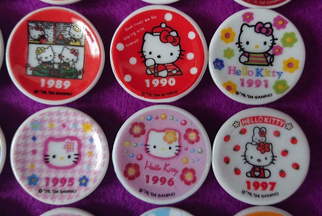 サンリオ ハローキティ 30周年記念 ミニ絵皿 プレミアム ノベルティ レア