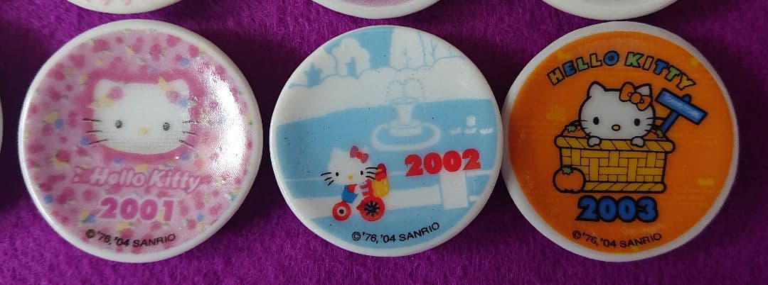 サンリオ ハローキティ 30周年記念 ミニ絵皿 プレミアム ノベルティ レア