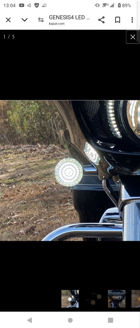 カスタムダイナミクス GENESIS4 デイライト フロントウインカー CVO用