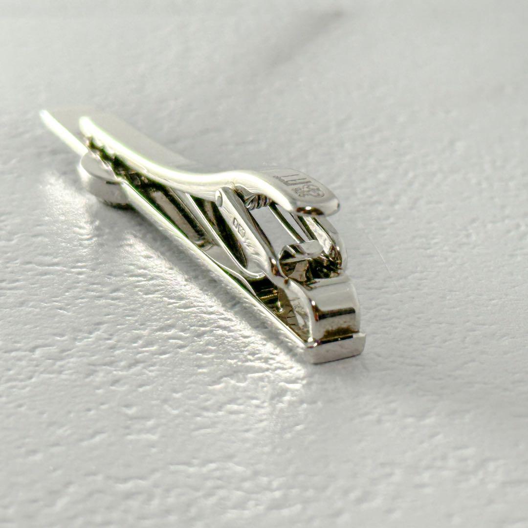 dunhill ダンヒル　ネクタイピン　ラウンドヘッド　オニキス　シルバー