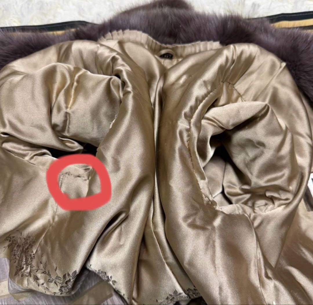 SAGAMINK サガミンク サガフォックス ボリュームファー襟裾