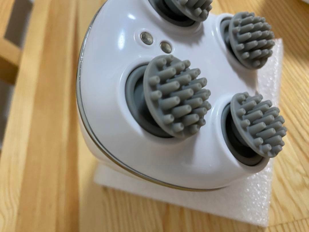 電動頭皮ブラシ 2セットアタッチメント ヘッドフェイス両用