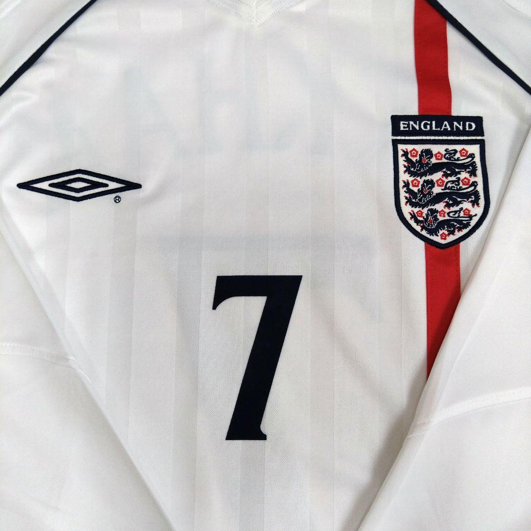 イングランド代表 2002W杯モデル アンブロ正規品レプリカユニフォーム　ホーム