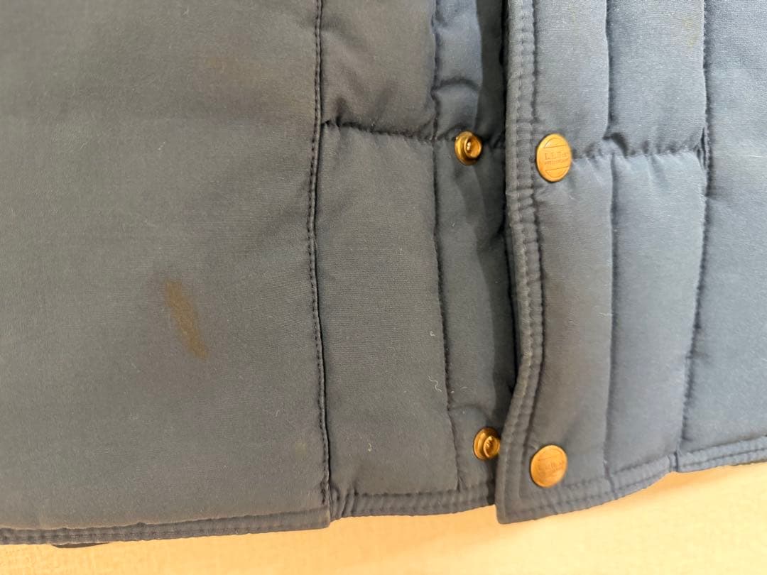 90s 80s L.L.Bean エルエルビーン ベスト ブルー 青 L