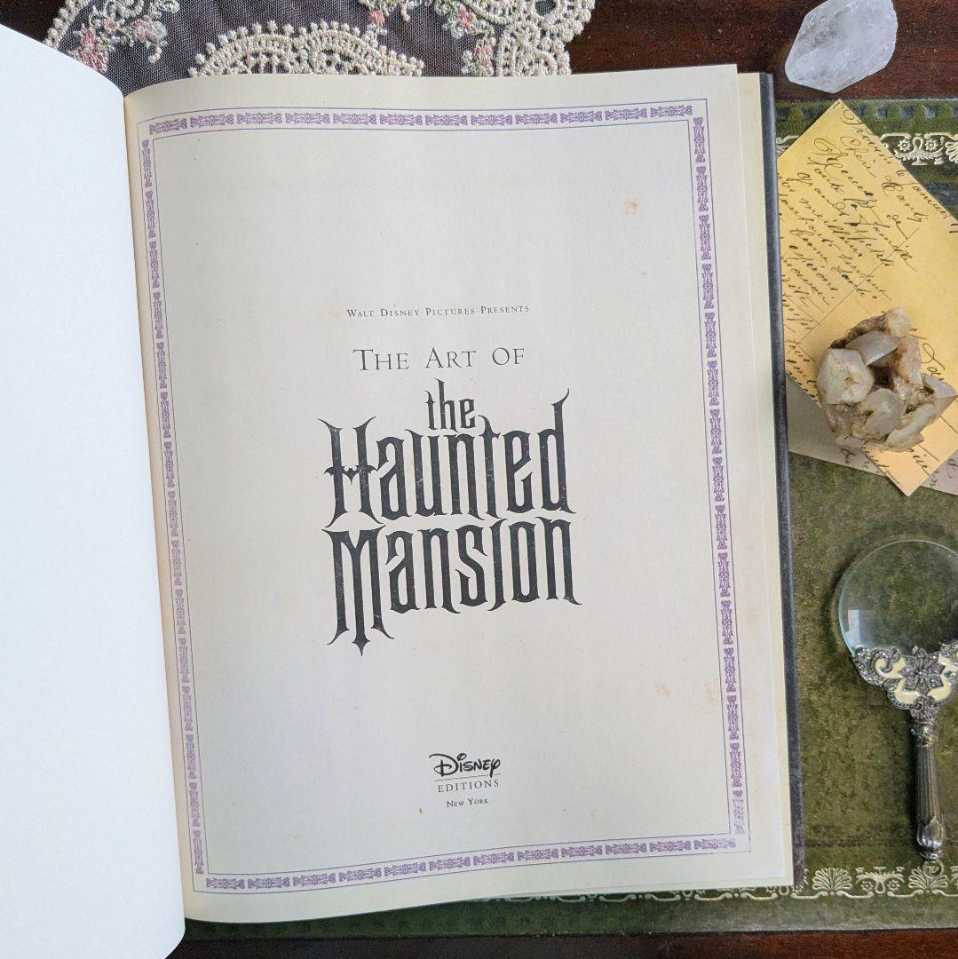 ディズニーファン必見！まるでホーンテッドマンションの扉を開けたような♪　古書洋書