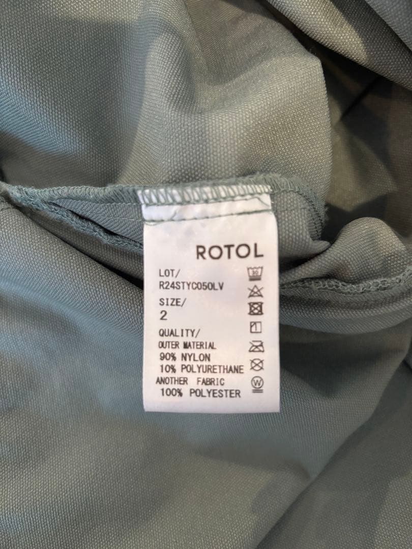 ROTOL ロトル　ナイロンジャケット オリーブ　サイズ2