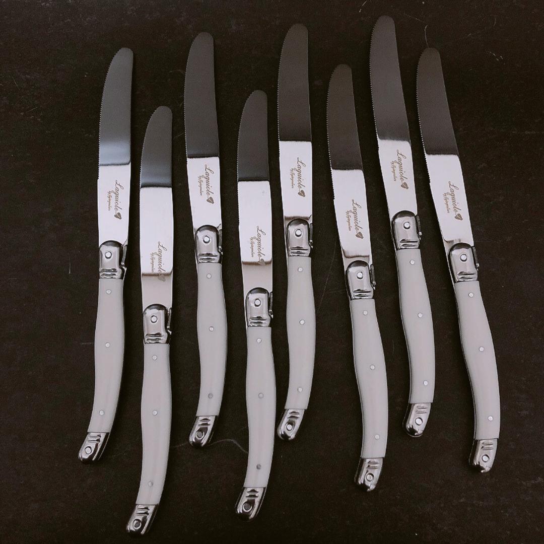 【専用出品】LAGUIOLE ラギオール カトラリー 34本セット ホワイト 白