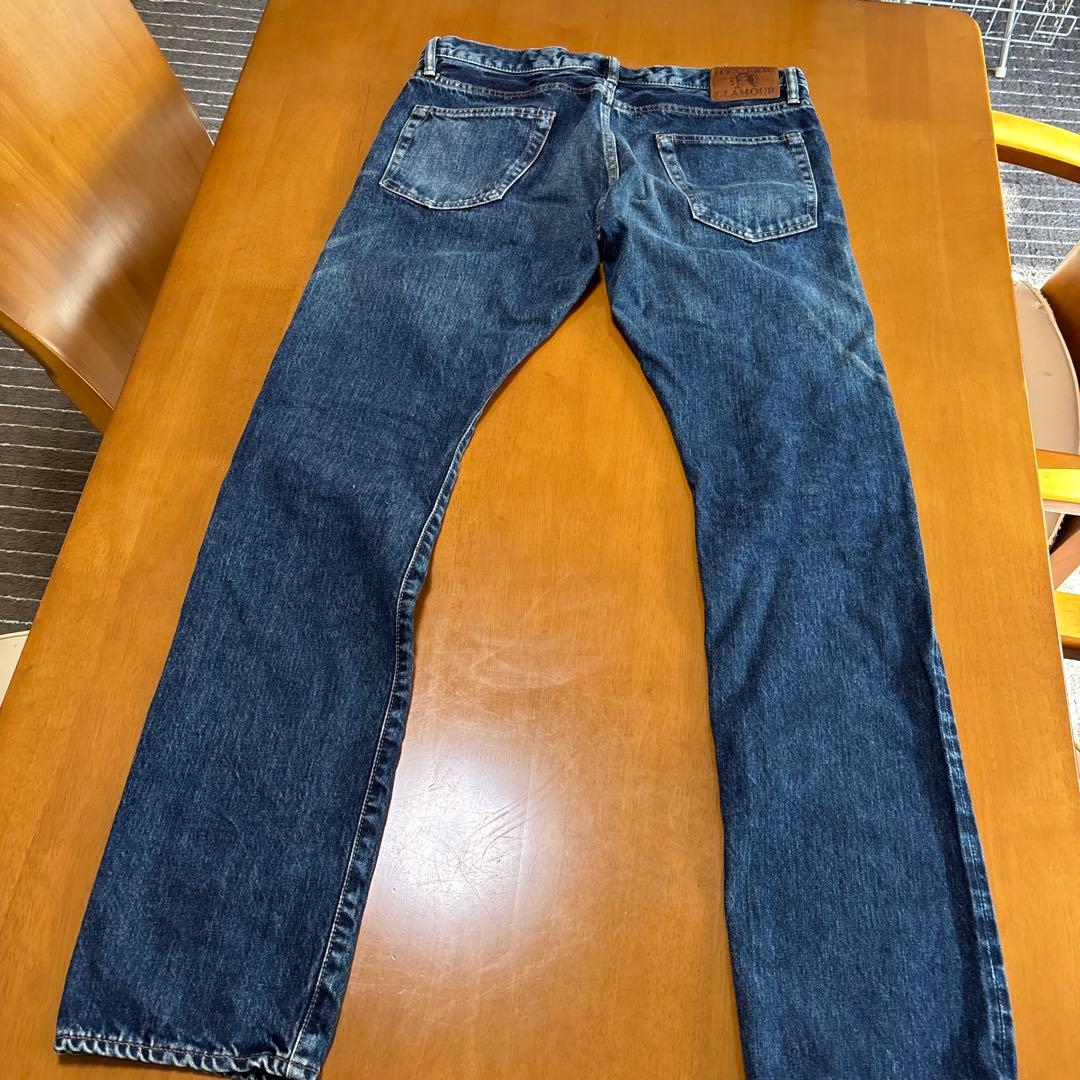 HYSTERIC GLAMOUR W34 インディゴスキニー　ダメージジーンズ