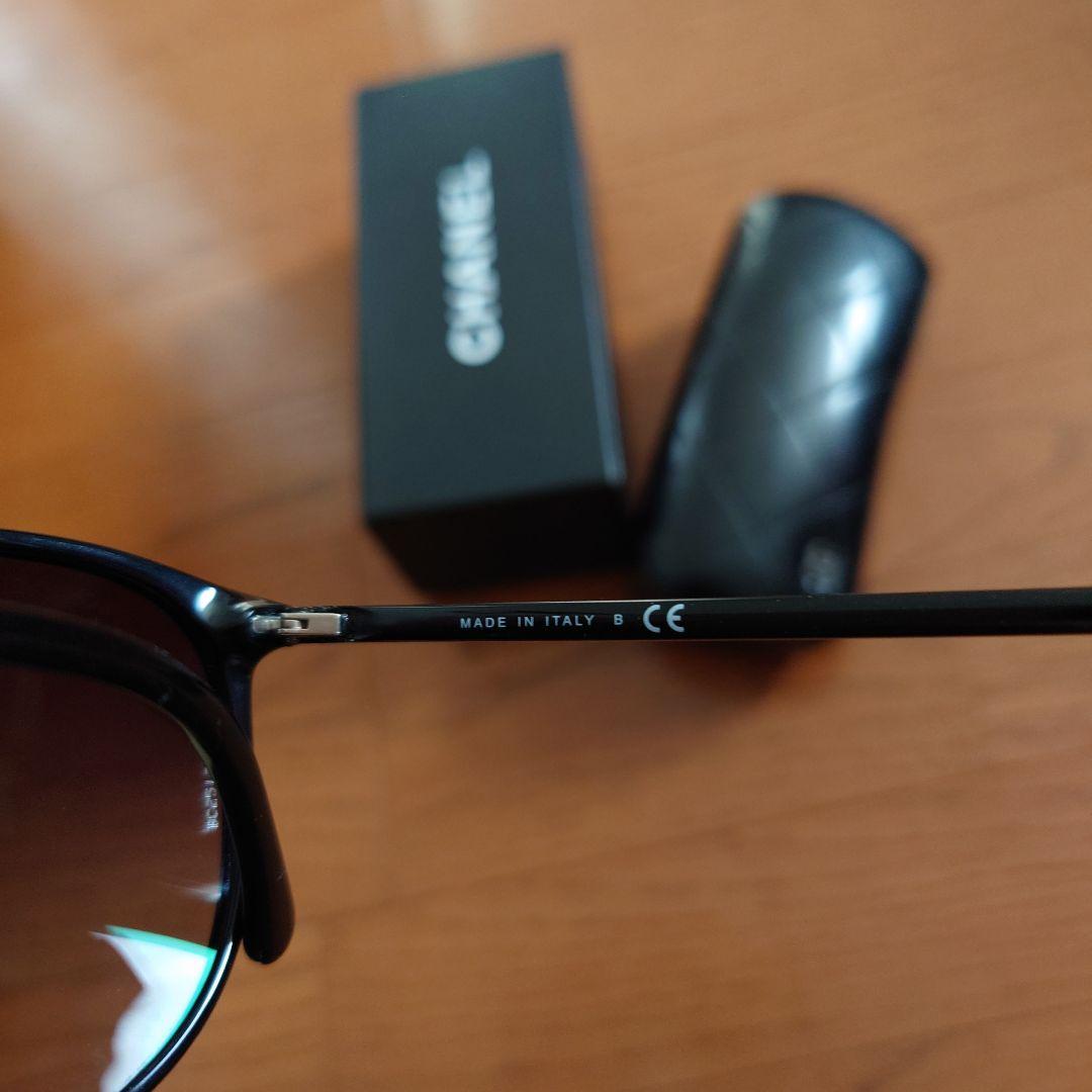 CHANEL ブラック サングラス ケース、箱付き