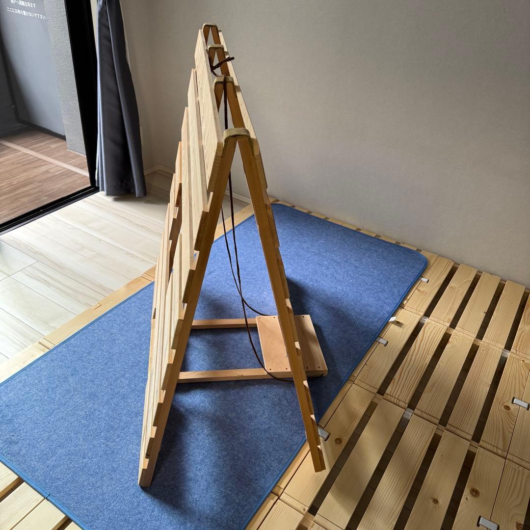 シングルエアーマットレス ホワイト/ブルー