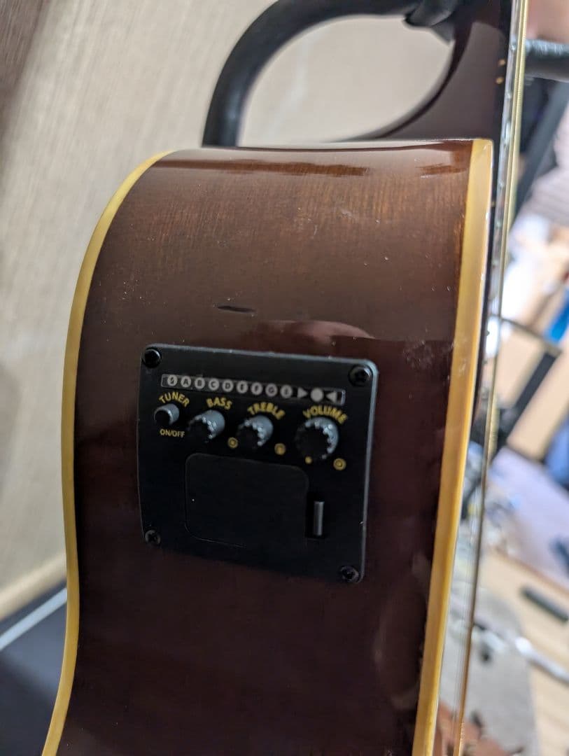 良音/YAMAHA　F-360TBS 改エレアコ　弦低め