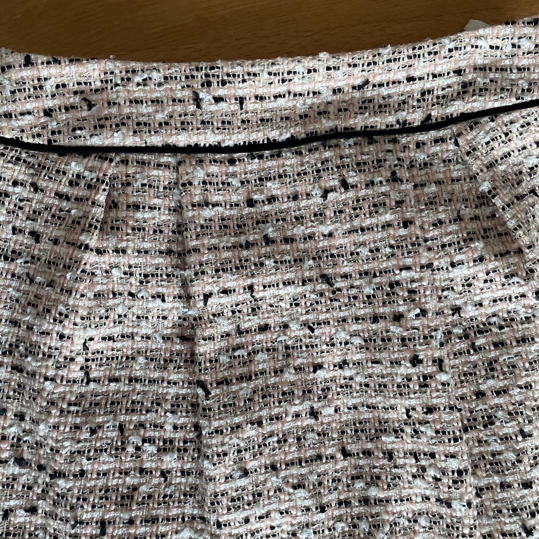 ピンクツイードジャケットスカートセット