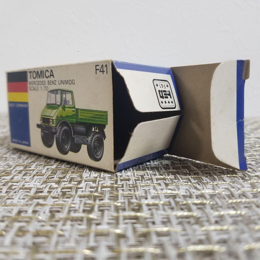 トミカ　青箱　No.F41- メルセデス ベンツ ウニモグ　日本製