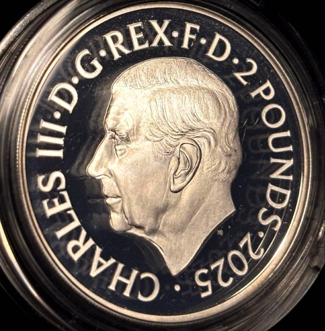 【5000枚・入手困難】2025 英国 ジョン・レノン 1オンス カラー銀貨