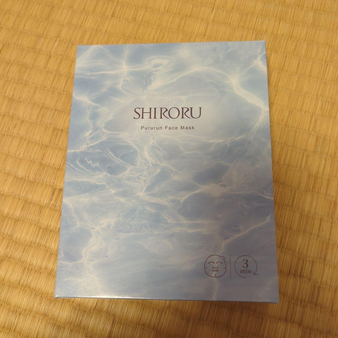 SHIRORUぷるるんフェイスマスク7枚×12箱＝84枚☆クリスタルホイップ2本