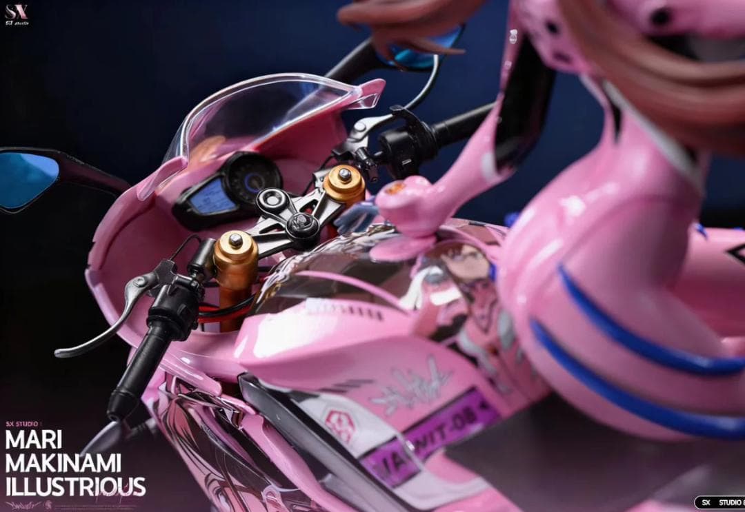 新世紀エヴァンゲリオン　真希波・マリ　バイクVer.　ガレージキット　フィギュア