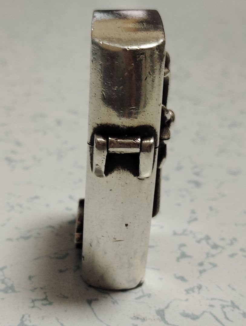 marublow クロスモチーフジッポオイルライター、スターリングシルバー