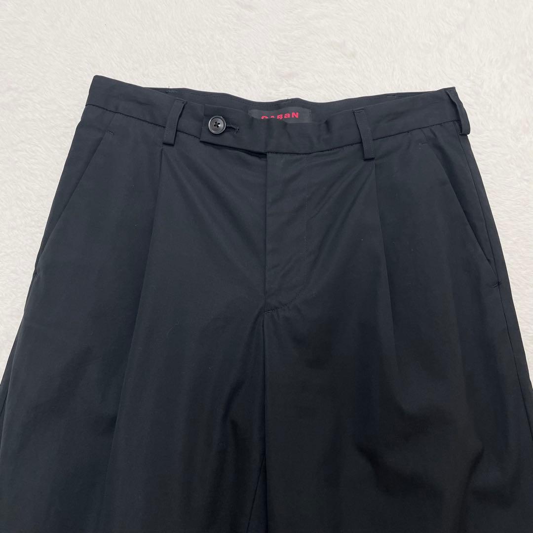 キャバン　コットンポプリンタックパンツ　テーパードパンツ　上質　上品（1483）