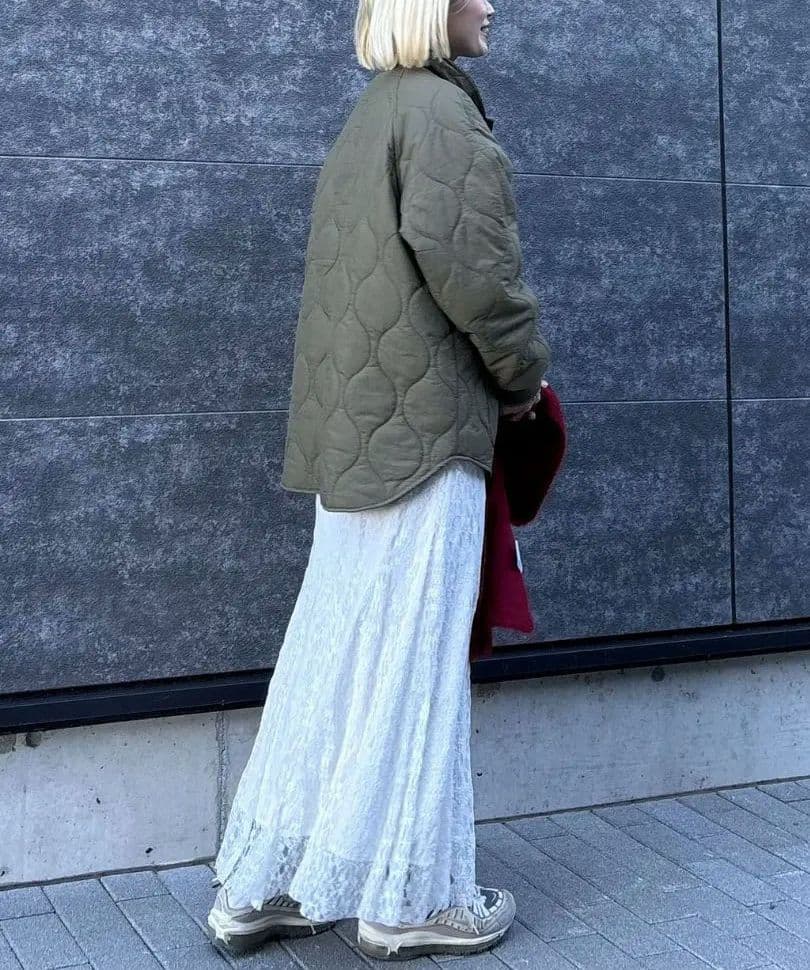 新品♪B.C STOCK ウォッシャブル / キルティングリバーシブルブルゾン