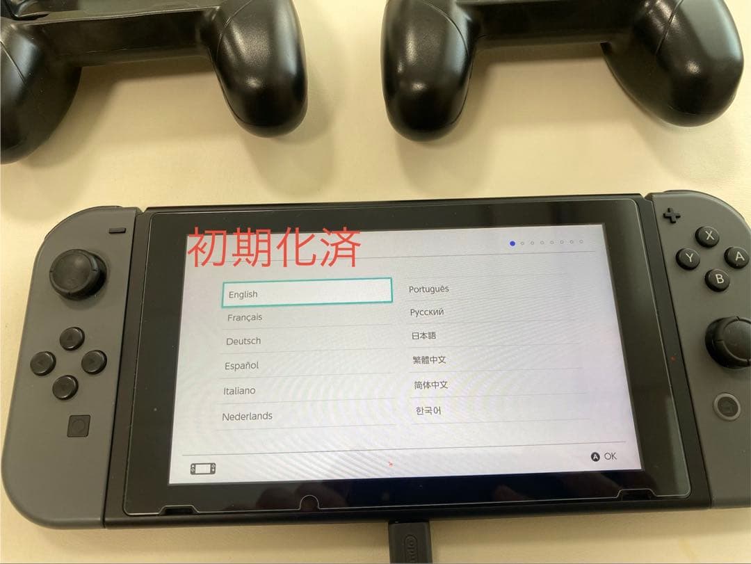 Nintendo Switch グレー本体セット ➕joy-con➕ソフト７本