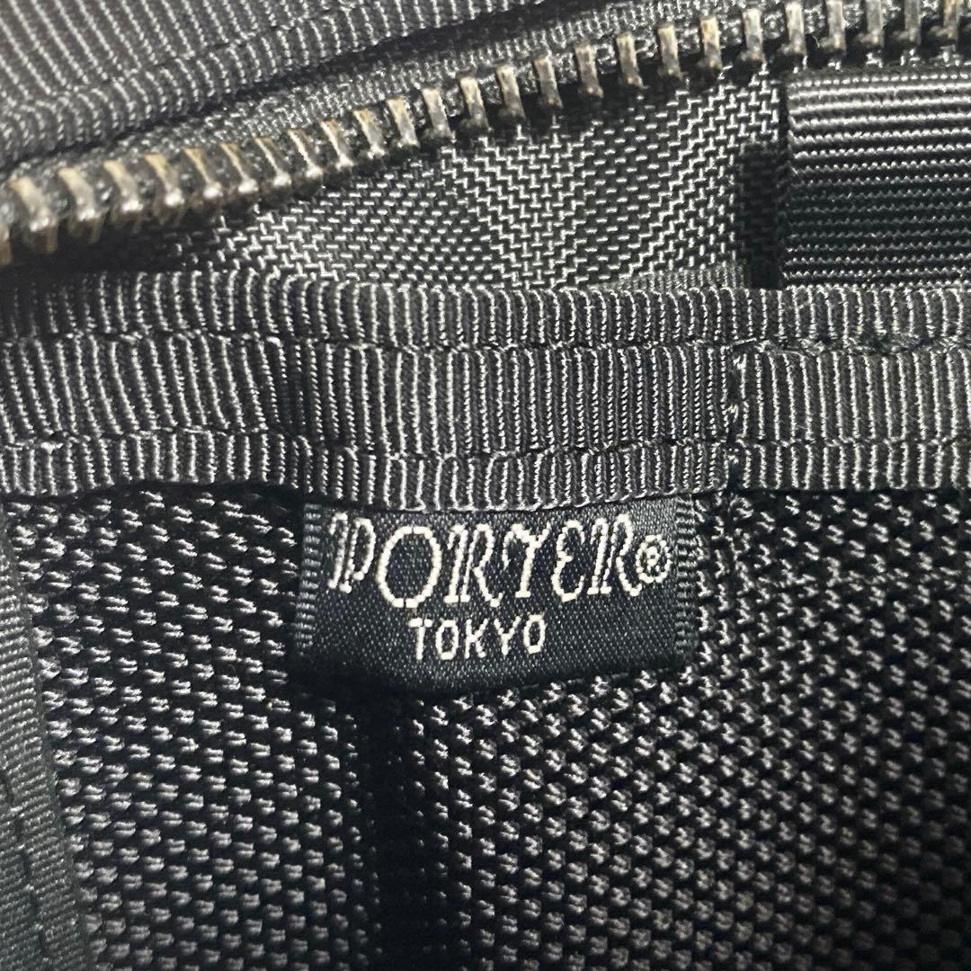 めーぢん【美品】PORTER HEAT ウエストバッグ ブラック