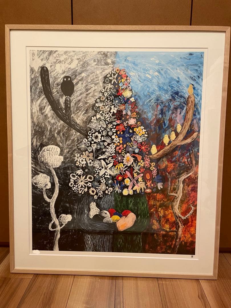 平子 雄一「Gift 14」シルクスクリーン　額装済