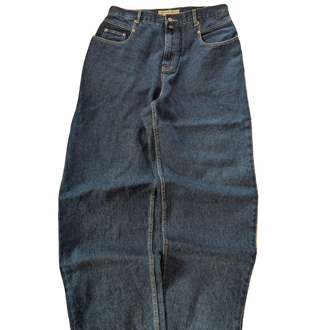 00s 極太 pure playaz バギーデニム hiphop b系 bboy