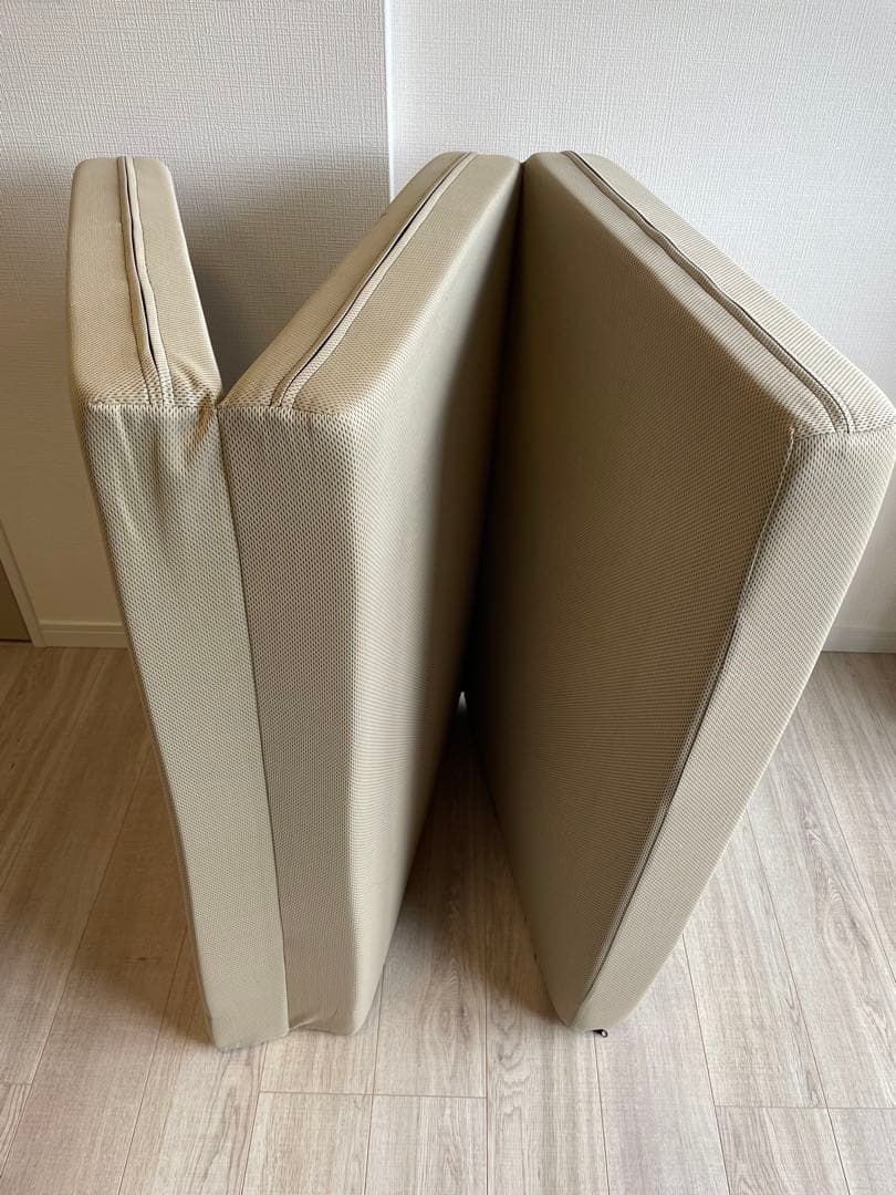 マニフレックス マットレス メッシュ ウィング シングル 三つ折り ミッドグレー