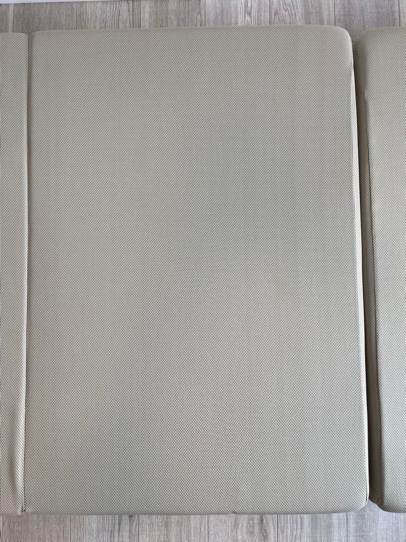 マニフレックス マットレス メッシュ ウィング シングル 三つ折り ミッドグレー