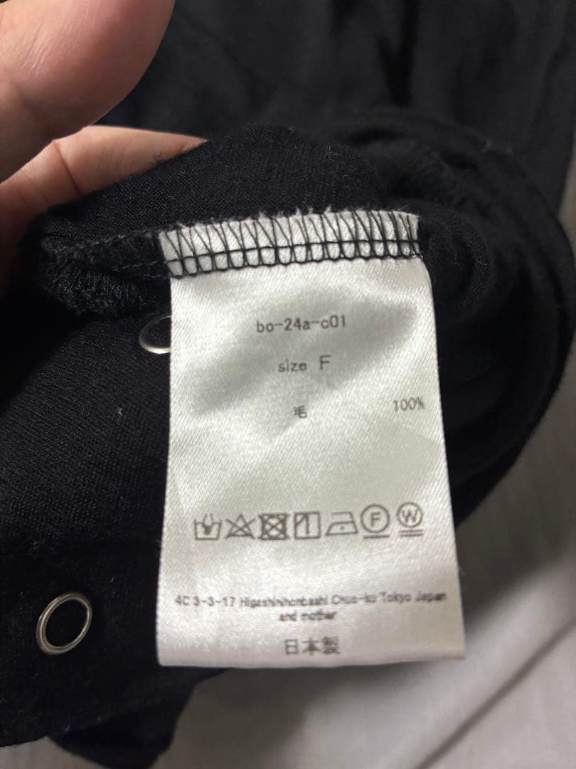 barbell object 黒 Vネック ノースリーブ ベスト