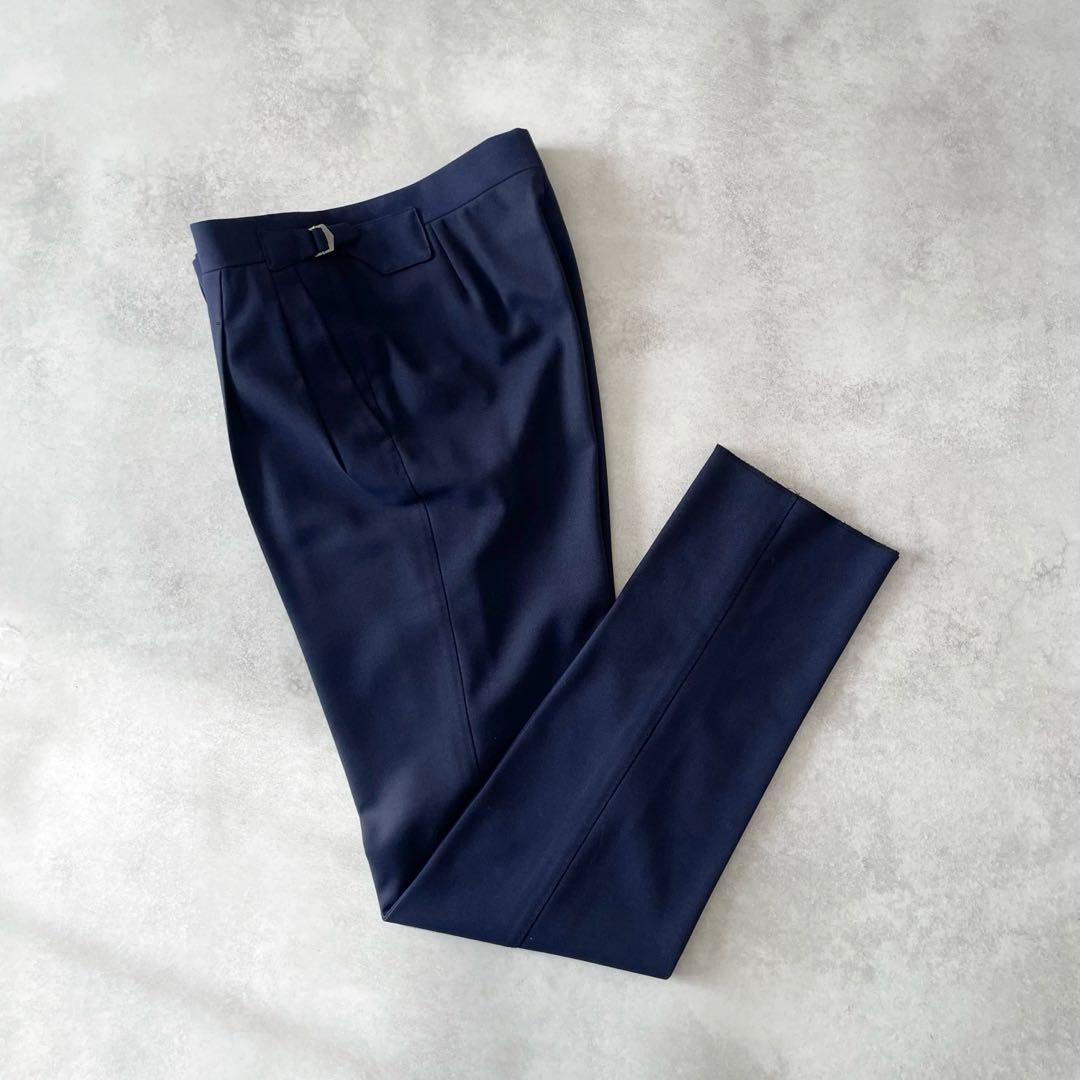 未使用 igarashi trousers スラックス カノニコ ネイビー 46