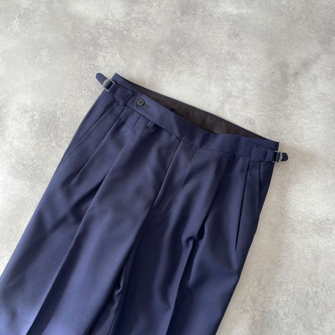 未使用 igarashi trousers スラックス カノニコ ネイビー 46