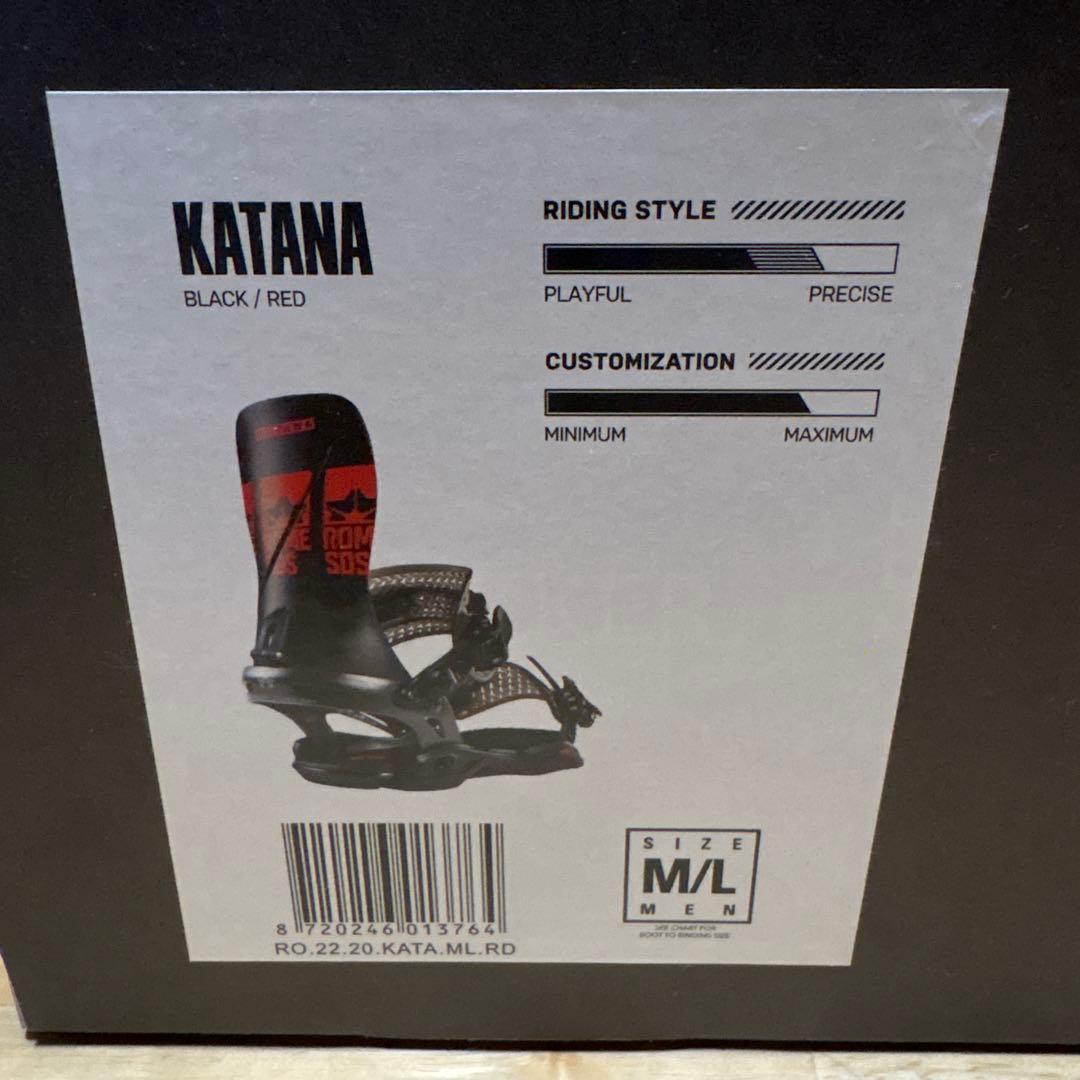 ROME SDS | KATANA スノーボードビンディング M/L