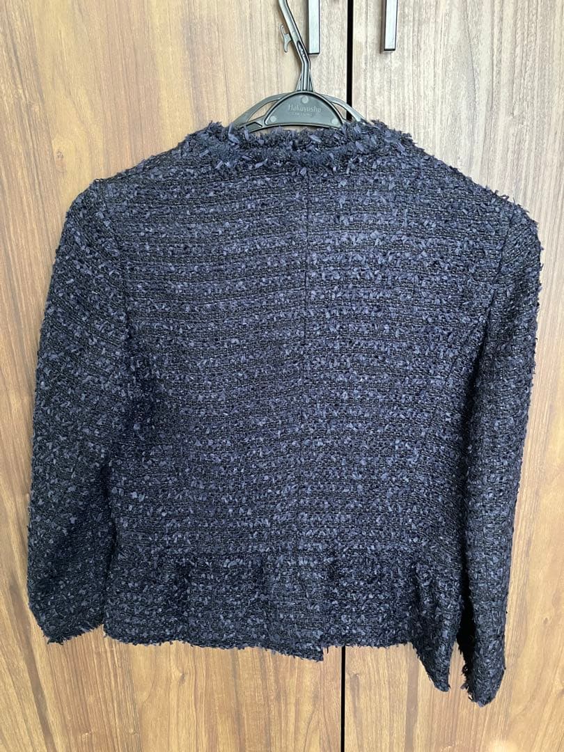 アンテプリマ　ツイード　ジャケット　ワンピース　セット　ネイビー　フォーマル