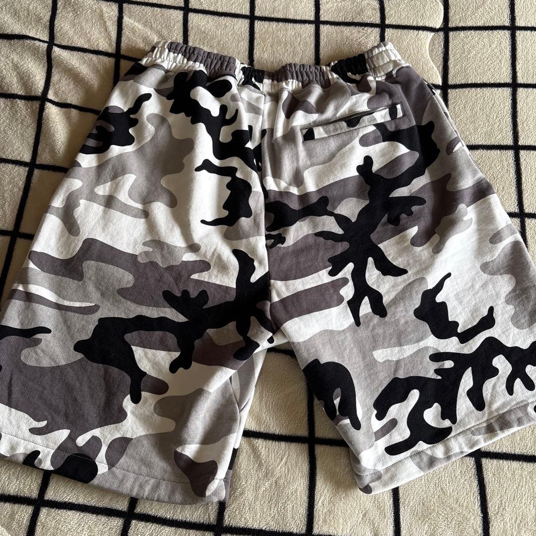 Corteiz カモフラージュ ハーフパンツ グレー