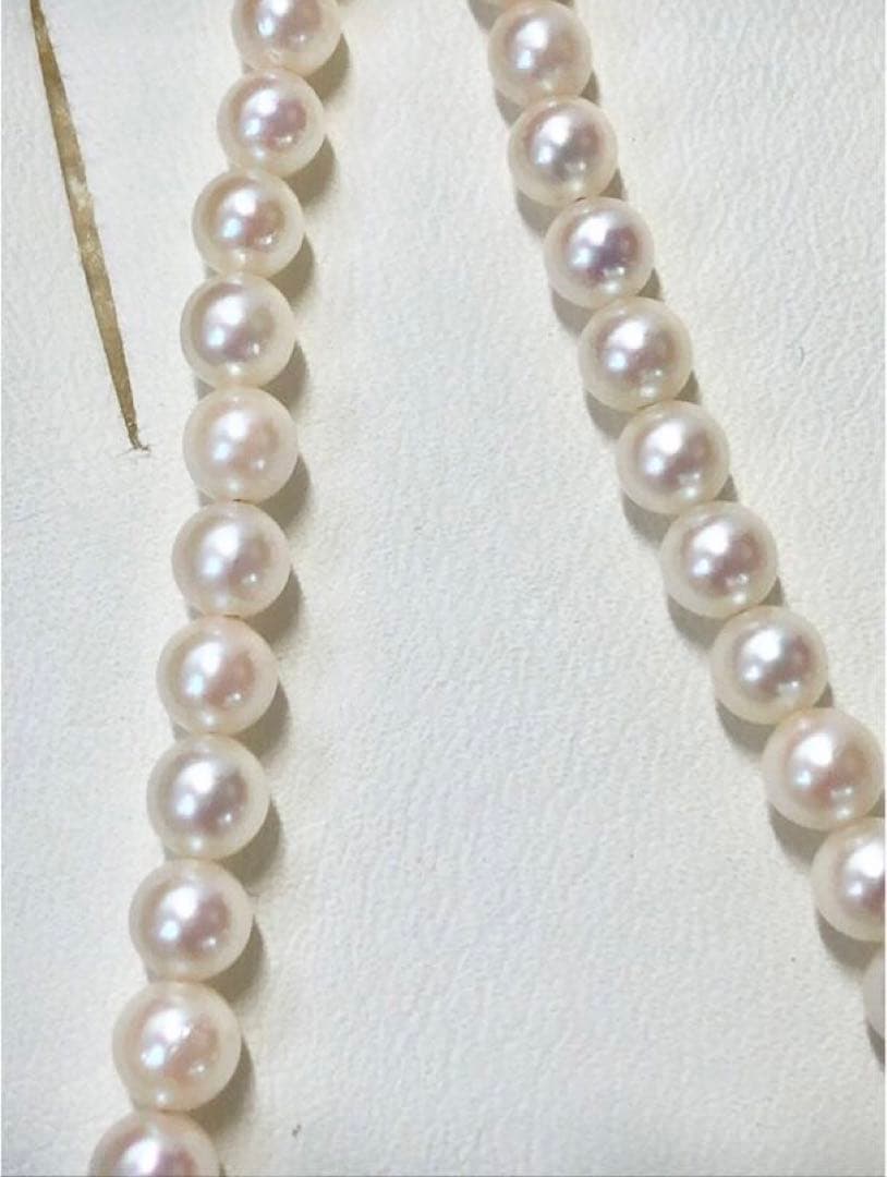 k18 アコヤ真珠　ネックレス　鑑別書付