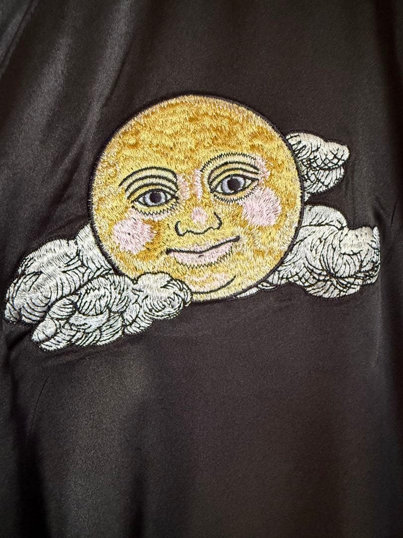 ヒグチユウコ スカジャン　月と太陽(リバーシブル)