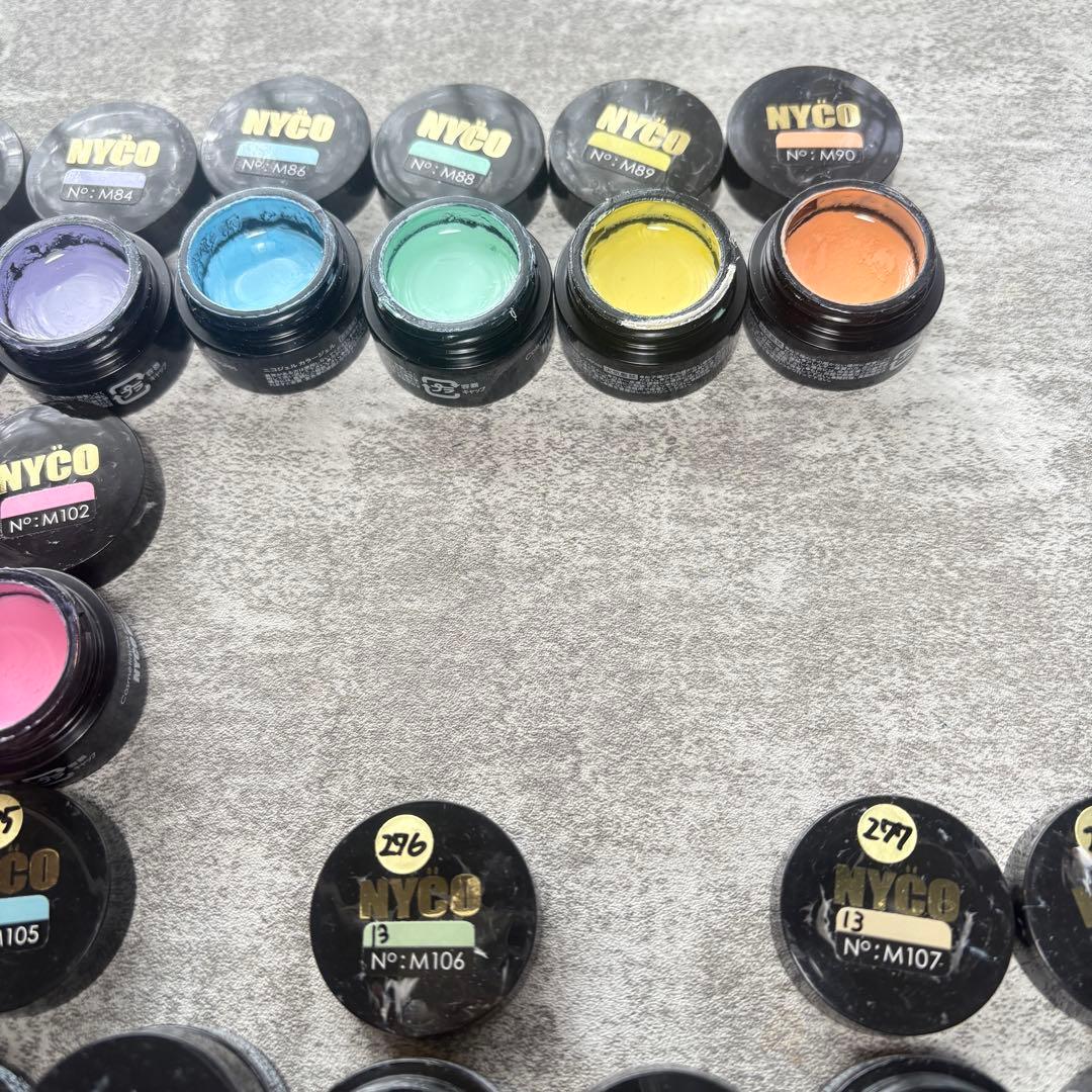 ニコジェル NYCOJEL 26点セット まとめ カラー パステル ダスティ