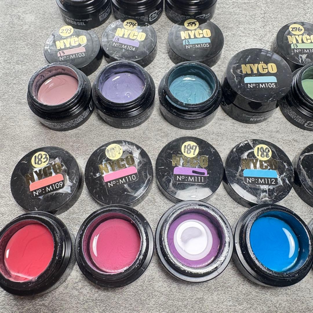 ニコジェル NYCOJEL 26点セット まとめ カラー パステル ダスティ