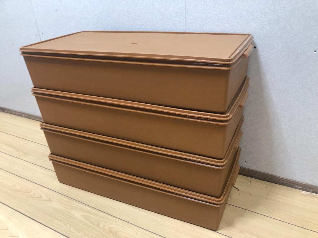 TUPPERWARE タッパーウェア　スーパーケース　ブラウン　75027-2-
