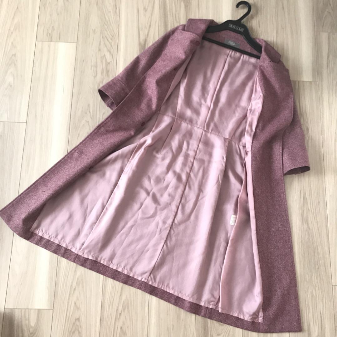 FRANCO FERRARO 7分丈 ワンピース ワインレッド サイズ1 S